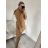 Mikina teplá prodloužená s kapucí dámská (S/M/L ONE SIZE) ITALSKÁ MÓDA IMD23721