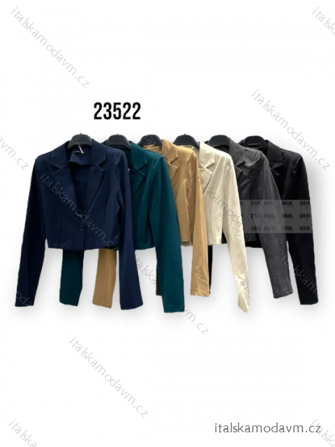 Sako elegantný dlhý rukáv dámske (S/M ONE SIZE) TALIANSKA MÓDA IMPHD2323522
