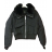 Bunda zimná bomber krátka dámska (S-XL) POĽSKÁ MÓDA IMWWM23WD2353/DU čierna XL