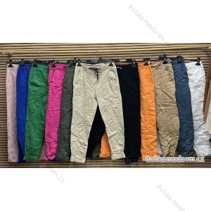 Kalhoty dlouhé strečové dámské (S/M ONE SIZE) ITALSKÁ MÓDA IMWAE23045