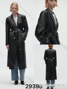 Kabát koženkový dámský (S/M ONE SIZE) ITALSKÁ MÓDA IMM23M29398