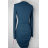 Šaty dlhý rukáv dámske (S/M ONE SIZE) TALIANSKA MÓDA IMPBB232L24157