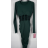 Šaty dlhý rukáv dámske (S/M ONE SIZE) TALIANSKA MÓDA IMPBB232L24157