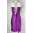 Šaty elegantné na ramienka dámske (S/M ONE SIZE) TALIANSKA MÓDA IMPBB23A119991