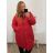Bunda kabát prošívaný dlhý rukáv dámska nadrozmer (2XL/3XL ONE SIZE) TALIANSKA MÓDA IMWCT233519 hořčicová