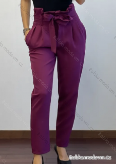Kalhoty dlouhé dámské (S/M ONE SIZE) ITALSKÁ MÓDA IMPDY23MDUE22631