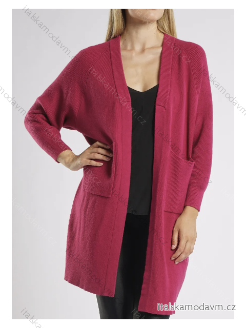 Cardigan dlhý rukáv dámsky (S/M ONE SIZE) TALIANSKA MÓDA IMPDY23JXYMS6801