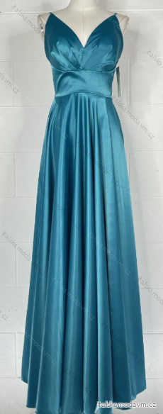 Šaty elegantní na ramínka dámské (S/M ONE SIZE) ITALSKÁ MÓDA IMPBB2380870bl