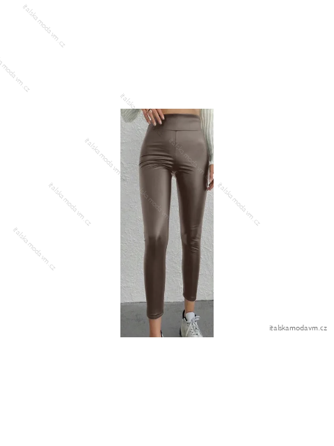 Legíny dlhé koženkové dámske (S/M ONE SIZE) TALIANSKA MÓDA IMPBB232N16571