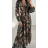 Šaty dlouhý rukáv dámské (S/M ONE SIZE) ITALSKÁ MÓDA IMPBB23F12333