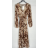 Šaty dlouhý rukáv dámské (S/M ONE SIZE) ITALSKÁ MÓDA IMPBB23F12333