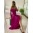 Šaty carmen dlouhé na ramínka elegantní saténové dámské (S/M ONE SIZE) ITALSKÁ MÓDA IMPBB22B22735/DR bílá