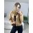 Bunda ekokoženková dlhý rukáv dámska (S/M ONE SIZE) TALIANSKA MÓDA IMD23709