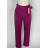 Nohavice dlhé s opaskom dámske (S/M ONE SIZE) TALIANSKA MÓDA IMPBB23E1703