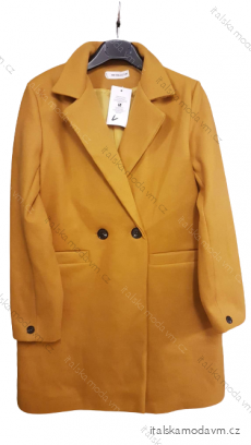 Kabát flaušový dlouhý dámský (S-XL) ITALSKÁ MÓDA IMD221107-3/DU