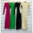Šaty dlouhé upletové dlouhý rukáv dámské (S/M ONE SIZE) ITALSKÁ MÓDA IMWCJ23011