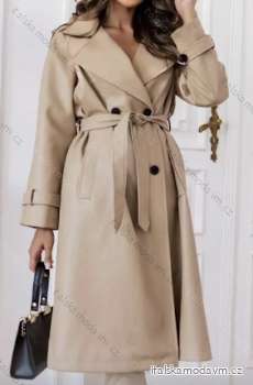 Kabát dlouhý rukáv dámský (S/M ONE SIZE) ITALSKÁ MÓDA IMPMD23017