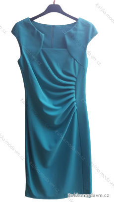 Šaty pouzdrové společenské elegantní bez rukávů dámské (S-2XL) ITALSKÁ MÓDA IMM22Q51239-16/DUR