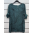Tunika oversize dlhý rukáv dámska (S/M ONE SIZE) TALIANSKA MÓDA IMPSH231202H