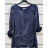 Tunika oversize dlhý rukáv dámska (S/M ONE SIZE) TALIANSKA MÓDA IMPSH231202H