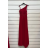 Šaty dlouhé společenské bez rukávu dámské (S/M ONE SIZE) ITALSKÁ MÓDA IMPSH2380572