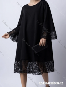 Šaty oversize dlouhý rukáv dámské (S/M ONE SIZE) ITALSKÁ MÓDA IMPLI2335235