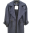 Kabát dlouhý rukáv dámský (S/M ONE SIZE) ITALSKÁ MÓDA IMPLI239396