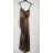 Šaty dlouhé elegantní společenské na ramínka dámské (S/M/L ONE SIZE) ITALSKÁ MÓDA IMPBB23B23376