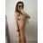 Šaty úpletové s rolákom dlhý rukáv dámske (S/M ONE SIZE) TALIANSKA MÓDA IMM22FD5807/DR -   béžová,   S/M