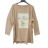 Tričko dlouhý rukáv dámské nadrozměr (3XL/4XL ONE SIZE) TURECKÁ MÓDA TMAA233967/DR 3XL/4XL starorůžová