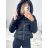 Bunda zimní krátká dámská (S-2XL) POLSKÁ MÓDA IMWMN23P3-6015-1/DU Černá M