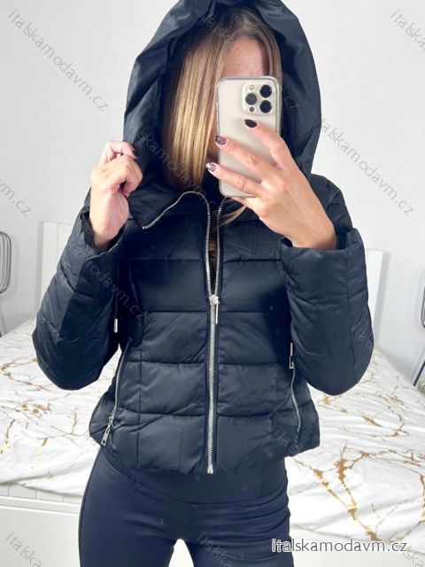 Bunda zimní krátká dámská (S-2XL) POLSKÁ MÓDA IMWMN23P3-6015-1/DU