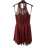 Šaty spoločenské krátke bez rukávu dámske (S/M ONE SIZE) TALIANSKA MÓDA IM3236287/DU -   fuchsiová,   S/M