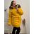 BUNDA KABÁT ZIMNÍ DÁMSKÁ (4XL-7XL) TA FASHION TAF2210NU-T <p>žltá</p> 5XL
