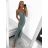 Šaty dlouhé elegantní společenské třpytivé carmen dámské (S/M ONE SIZE) ITALSKÁ MÓDA IMM2251196/DUR