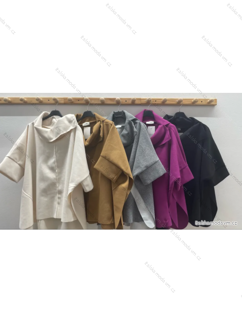 Mikina dlouhý rukáv dámská (S/M ONE SIZE) ITALSKÁ MÓDA IMPDY23LS20359