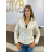 Bunda slabá prešívaná dlhý rukáv dámska (S/M ONE SIZE) TALIANSKA MÓDA IMPDY23LE8606