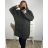 Kabát baránkový na zips dámsky nadrozmer (3XL/4XL ONE SIZE) TALIANSKA MÓDA IM723052