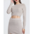 Sveter krátky dlhý rukáv dámsky (S/M ONE SIZE) TALIANSKA MÓDA IMPBB23Z5241