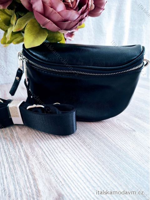 Kabelka přes rameno crossbody dámská (ONE SIZE) ITALSKÁ MÓDA IM2620TO-2-1/DU ONE SIZE Černá