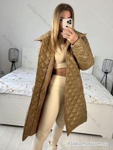 Kabát šusťákový dlouhý rukáv dámský (S/M/L ONE SIZE) ITALSKÁ MÓDA IMC23471/DU