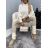 Sveter pletený so stojačikom dámsky (S/M/L ONE SIZE) TALIANSKA MODA IMD23796