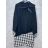 Šaty elegantný dlhý rukáv dámske (S/M ONE SIZE) TALIANSKA MÓDA IMD23809