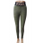 Legíny dlhé zateplené dámske (S/M,M/L, L/XL)) D.D. STYLE  DDS23A535V/DU khaki L/XL