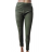 Legíny dlhé zateplené dámske (S/M,M/L,L/XL)) D.D. STYLE  DDS23A533V/DU khaki M / L