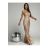 Overal dlouhý elegantní třpytivý s flitry na ramínka dámský (S/M ONE SIZE) POLSKÁ MÓDA IMLAZ23065