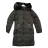 Bunda kabát s kapucňou dámska nadrozmer (M-3XL) Nat23RQW7689L/DR Čierna XL