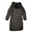 Bunda kabát s kapucí dámská (S-2XL) NAT23RQW7679L-1/DR -   Černá,   XL