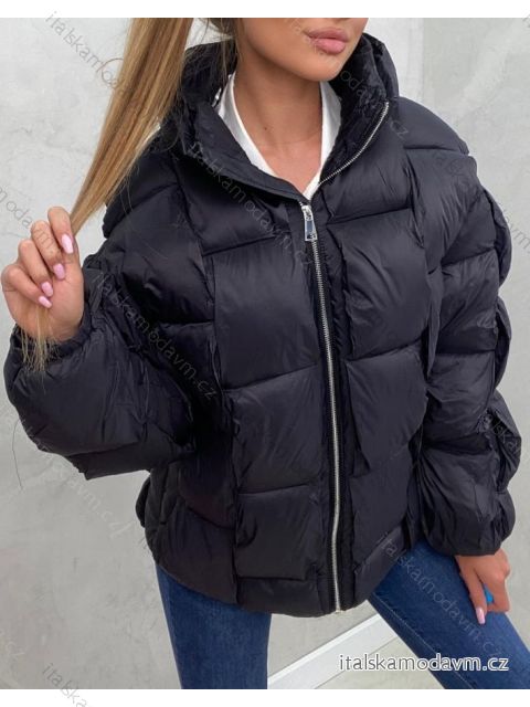 Bunda dlhý rukáv dámska (S/M ONE SIZE) TALIANSKA MÓDA IMM23M2996