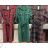 Šaty košilové dlouhý rukáv dámské nadrozměr (3XL/4XL ONE SIZE) ITALSKÁ MÓDA IMWQ231160/DUR červená 3XL/4XL
